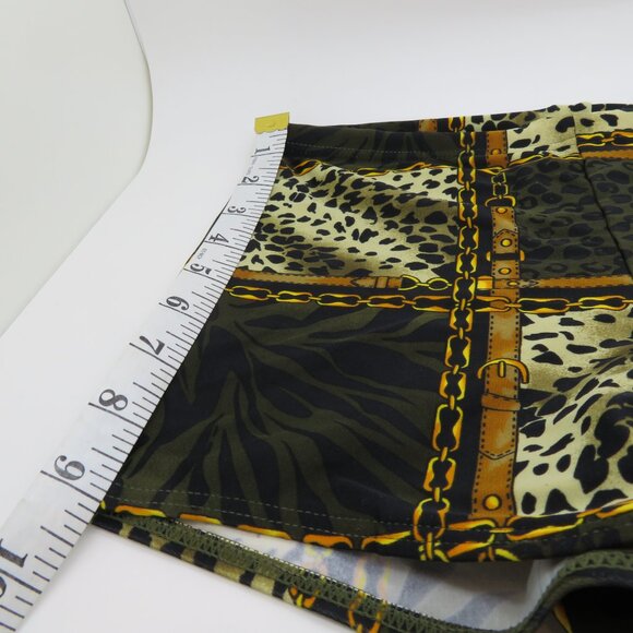 Boys Small Brown Swim Trunk Shorts Leopard Sun Pool Beach Lounge Sample New - Picture 3 of 12